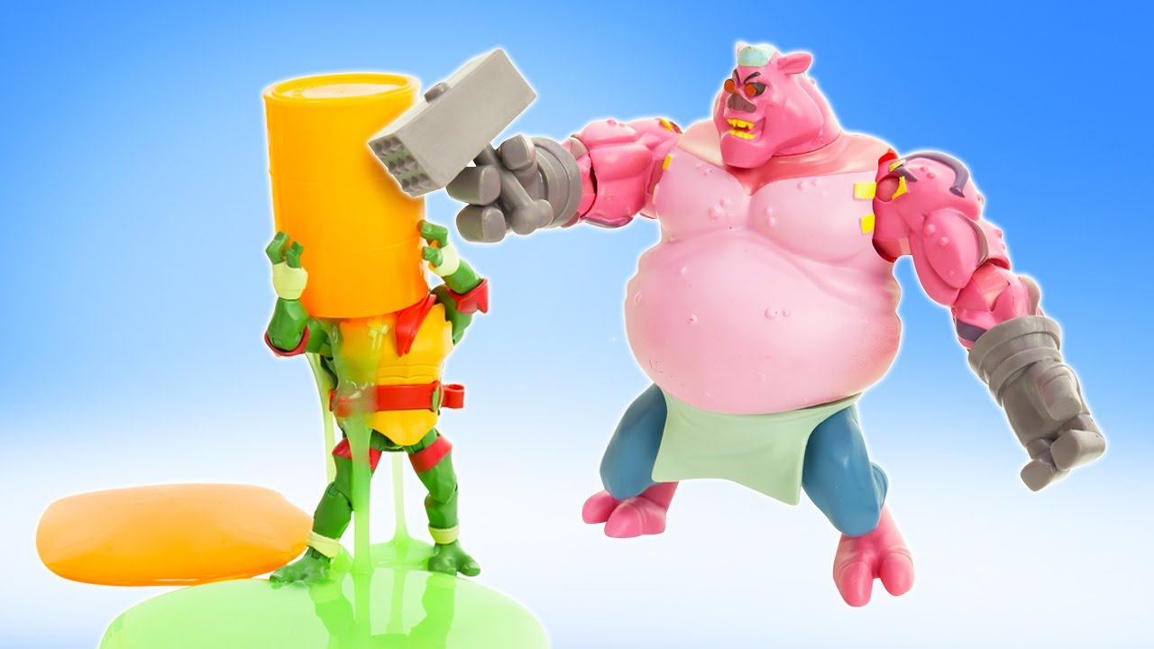 ЧЕРЕПАШКИ НИНДЗЯ игры битвы - Злодеи захватили Базу Ninja Turtles! - Новые видео игры для мальчиков смотреть онлайн