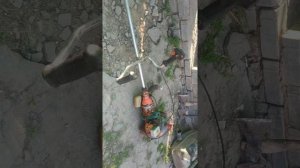 Самодельная косилка триммер из бензопилы СССР