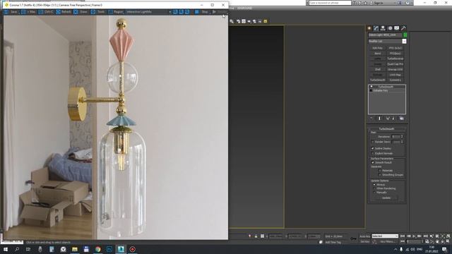 Бра Odeon Light 4855 1WA BIZET. 3ddd