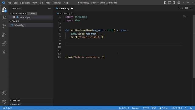 Run Code Simultaneously - Multithreading - Python Full Course смотреть онлайн