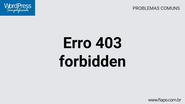 Problemas comuns no WordPress - Erros da série 400, 404, etc смотреть онлайн