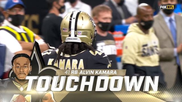 Alvin Kamara Walks It in for the Lead! смотреть онлайн