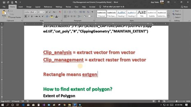 [PYTHON IN ARC GIS #10]Clip management and Extent of Raster and Polygon | Arcpy смотреть онлайн