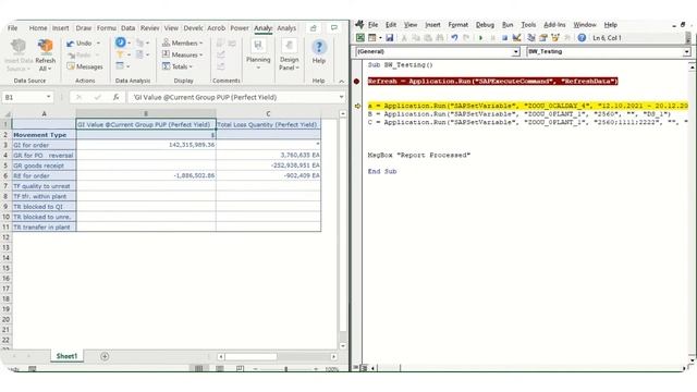 9. Excel Macros (VBA) - Analysis for Office (A4O) Automation (SAP BW) смотреть онлайн