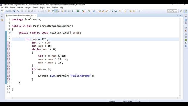 #45 How to check Palindrome Numbers between two numbers смотреть онлайн