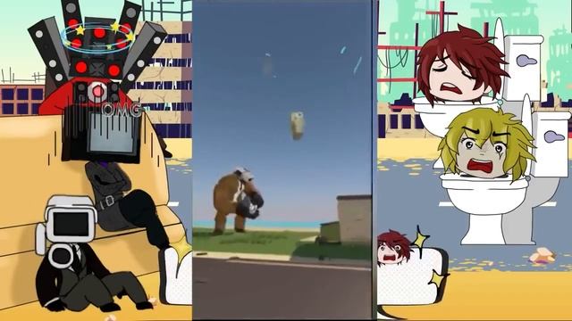 Skibidi Toilet Characters React To Skibidi Toilet 1-65 Best Episodes Reaction Mashup смотреть онлайн