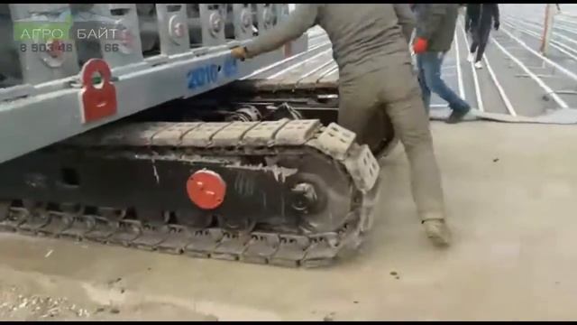 Мобильный станок для производства лотков для промышленных теплиц смотреть онлайн