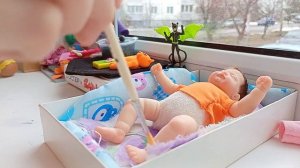 день с мини реборном Настей 🦄