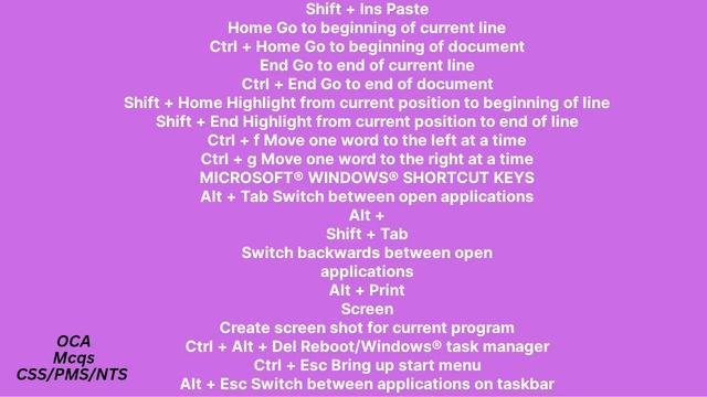 Word Excel PowerPoint important keys shortcut || OCA orchard coaching academy смотреть онлайн