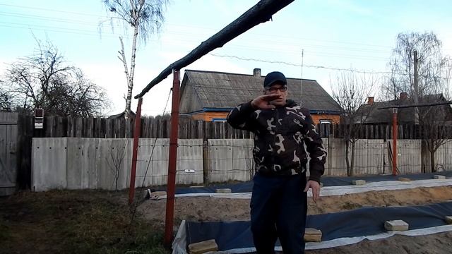 Устройство шпалеры , на одну плоскость с свисающим приростом. смотреть онлайн