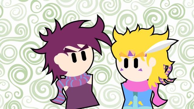JoJo's Bizarre Adventure Battle Tendency But Really Really Fast - Animation смотреть онлайн