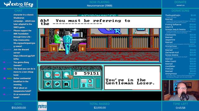 Neuromancer - Adventure Night Stream, 05/20/19 смотреть онлайн