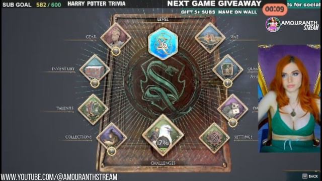 Amouranth Plays Hogwarts Legacy  In Live! #1  |#amouranth #hogwartslegacy