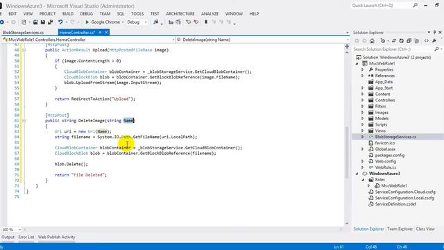 Working with BLOB Storage, Web Role using ASP.NET MVC смотреть онлайн