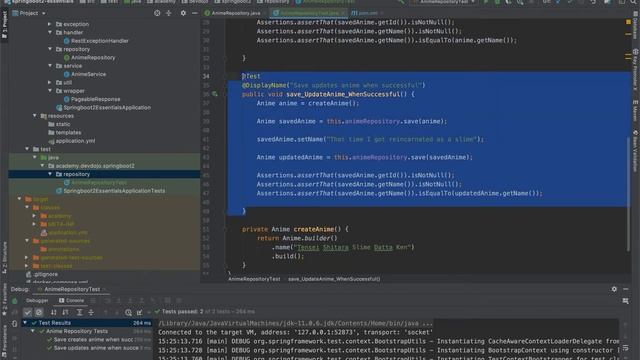 Spring Boot 2.3 Essentials 27 - Tests pt 01 - Spring Data JPA Test смотреть онлайн