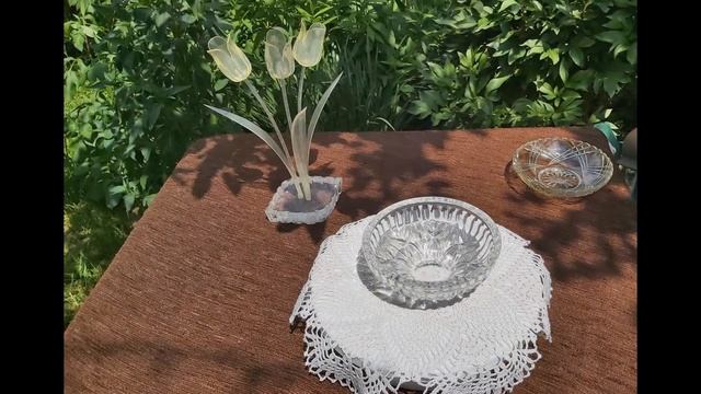 Старое советское стекло, любимый хрусталь. Семейная коллекция. Посуда СССР. смотреть онлайн