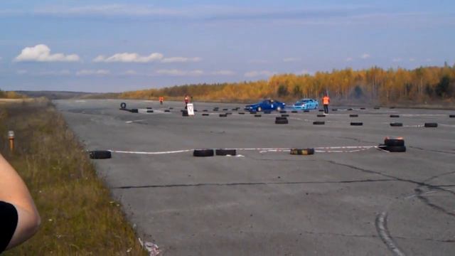 Дрифт в аэропорту город Соликамск 2012 год, часть 3 смотреть онлайн