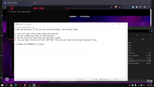 How to get GRP roblox executor Keyless, No adds while openin or injecting. WORKING 2022 executor смотреть онлайн