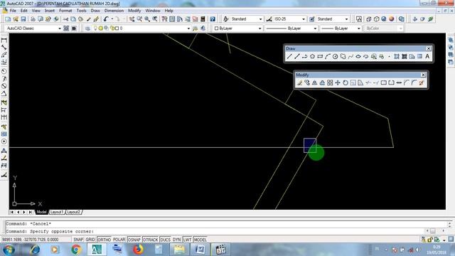 399 T. DEPAN RUMAH PERISAI TUNGGAL B AUTOCAD смотреть онлайн
