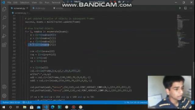 Opencv Python Controlled Servo Motor || Arduino || Opencv || Python ||Aerial Buttons смотреть онлайн