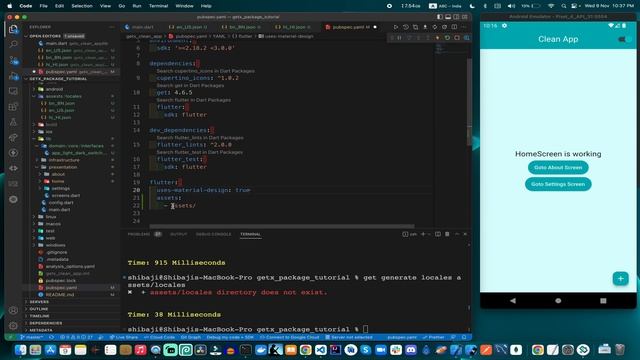 Flutter localization with GetX Clean Architecture Tutorial смотреть онлайн