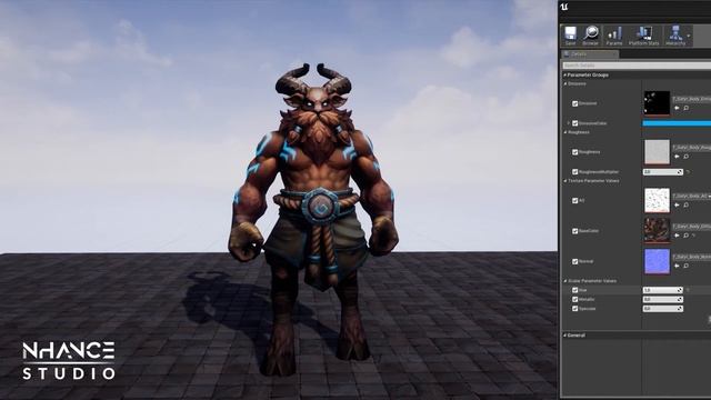 Stylized Satyr: Hue Shift Node preview смотреть онлайн