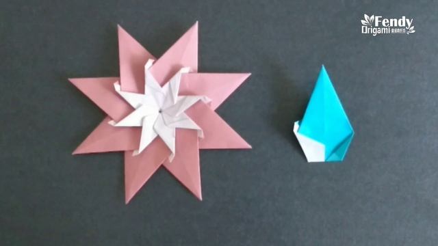 Origami 8-Point Star with Ninja Star 折纸八角星 смотреть онлайн