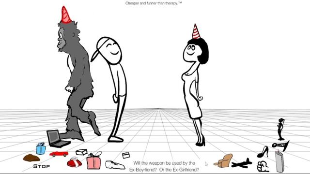 Whack your ex/If your girl friend or boyfriend thinking to cheat on you then play this game with he смотреть онлайн