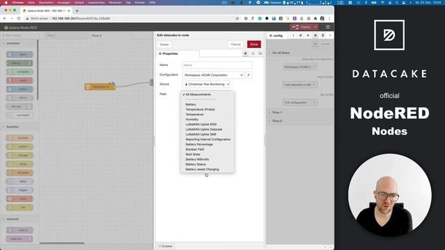 How to use official Datacake NodeRED Nodes with Datacake смотреть онлайн