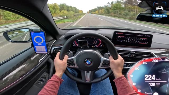 BMW 5 Series Touring G31 LCI 540d XDrive | 0-100 0-60 1/4 MILE & TOP SPEED