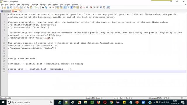 XPath Expression Locators - Part 18 - starts-with() XPath Function смотреть онлайн