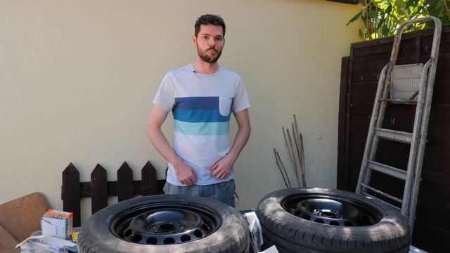 Painting The Rusty Steel Wheels On My Volkswagen Caddy Maxi!