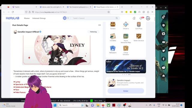 Genshin impact new trailer and Drip marketing of Fontaine.. смотреть онлайн