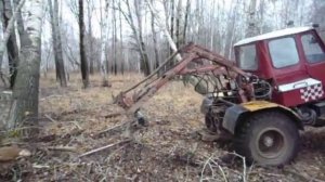 самодельный трактор -зверь машина