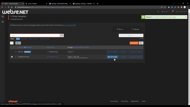 Webmail kurma - Cpanel üzerinden site uzantılı mail kurma смотреть онлайн