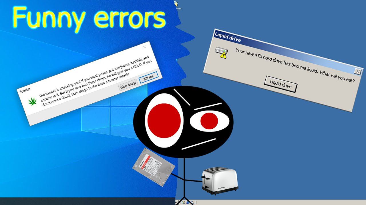 Funny errors #5 | Windows 10 and Windows 2000 смотреть онлайн