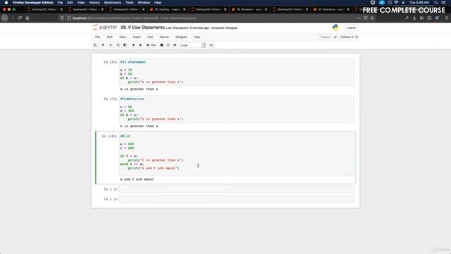 #28 - If Else | Python Full Course - Beginner to Advanced [FREE] смотреть онлайн