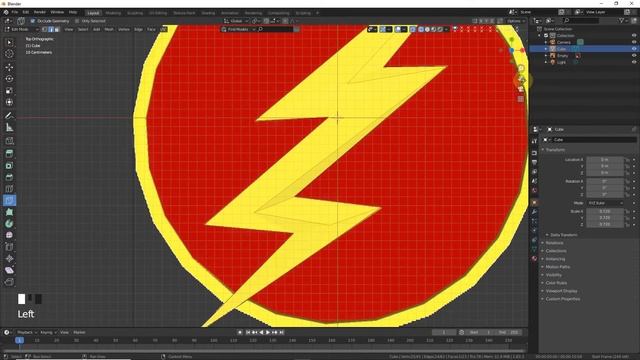 Flash Emblem(Lightning Bolt)In Blender Simple Tutorial #blender #3dtutorial #blendertutorial #flash смотреть онлайн