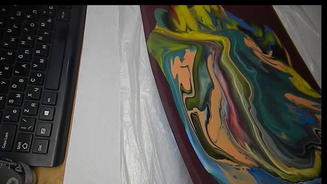 Как сделать заготовки для мозаики из акриловых красок. Мастер класс. DIY. Mosaic смотреть онлайн