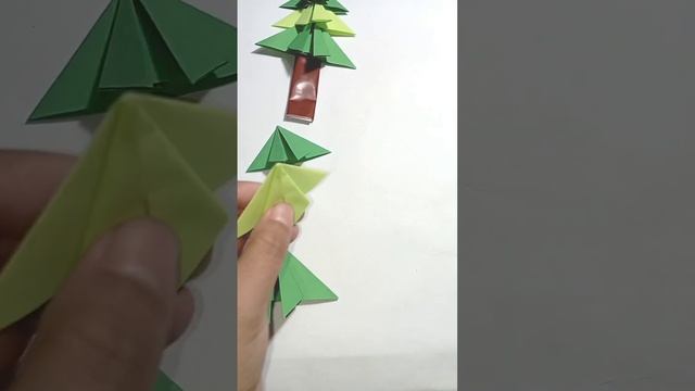 Origami Christmas Tree #shots #shortvideo смотреть онлайн