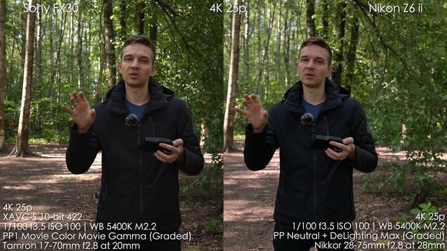 Sony FX30 vs Nikon Z6 ii for Video смотреть онлайн