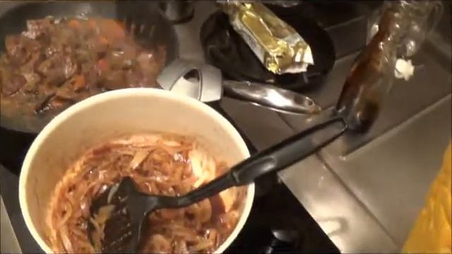 Паштет из печени со смородиновым желе и луковый конфитюр. смотреть онлайн