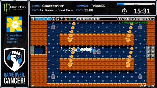 Game Over, Cancer! 2019 - CometStriker (Lt. Striker Hard Mode) [MrCab55] 31:34 смотреть онлайн