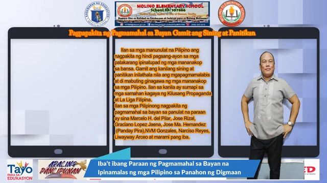 Paraan ng Pagmamahal sa Bayan na Ipinamalas ng mga Pilipino sa Panahon ng Digmaan- AP6-Q2-W8 смотреть онлайн