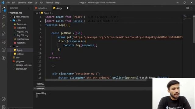 How To Use NEWS API in React Js 2022 ?| Fetch News from News API Using AXIOS in ReactJS (हिंदी में смотреть онлайн