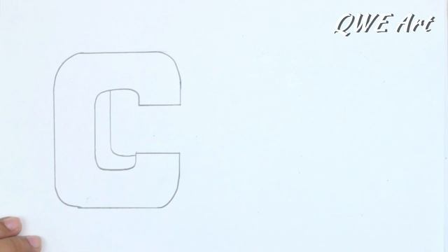 3D Letter Drawing - C смотреть онлайн
