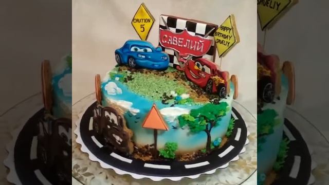 #мойсладкиймир#тортмаквин#торттачки. Торт 'Молния Маквин' смотреть онлайн