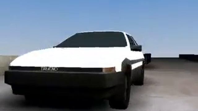 Toyota Corolla Trueno 3D (AE 86) - on da road смотреть онлайн