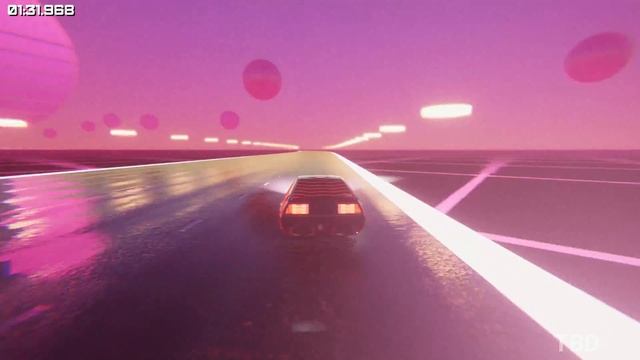 Vaporwave Drift Gameplay (PC) смотреть онлайн