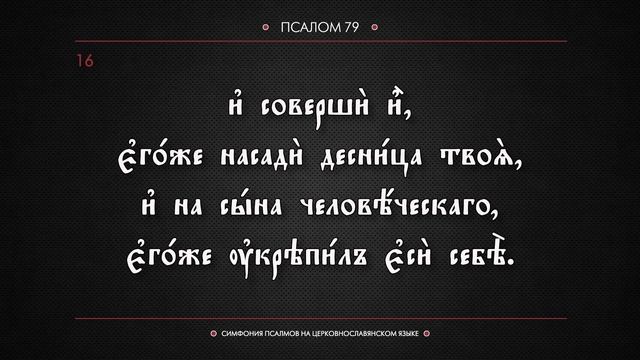 ● Псалтирь. КАФИЗМА 11 (церковнославянский текст). смотреть онлайн